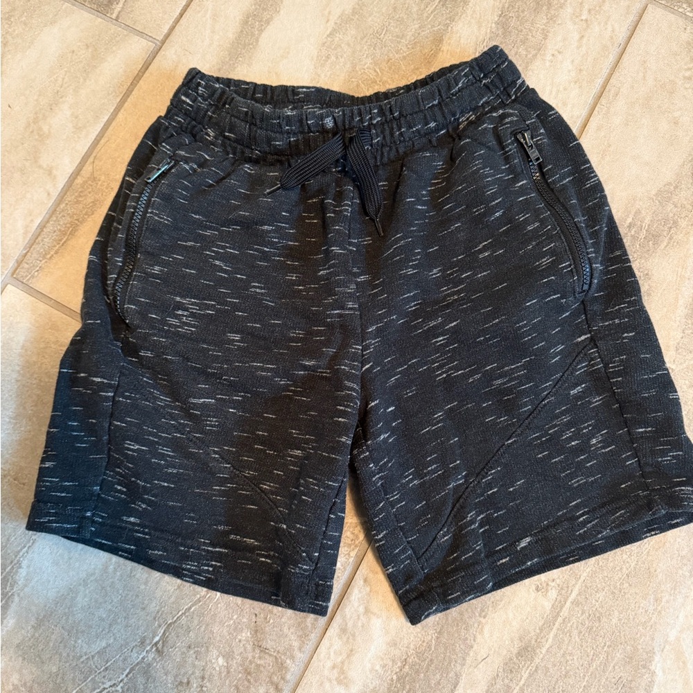 art class Black Heathered Drawstring Knit Shorts